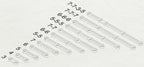Brick Model Steam Train Coupling Rods - (LEGO Compatible)