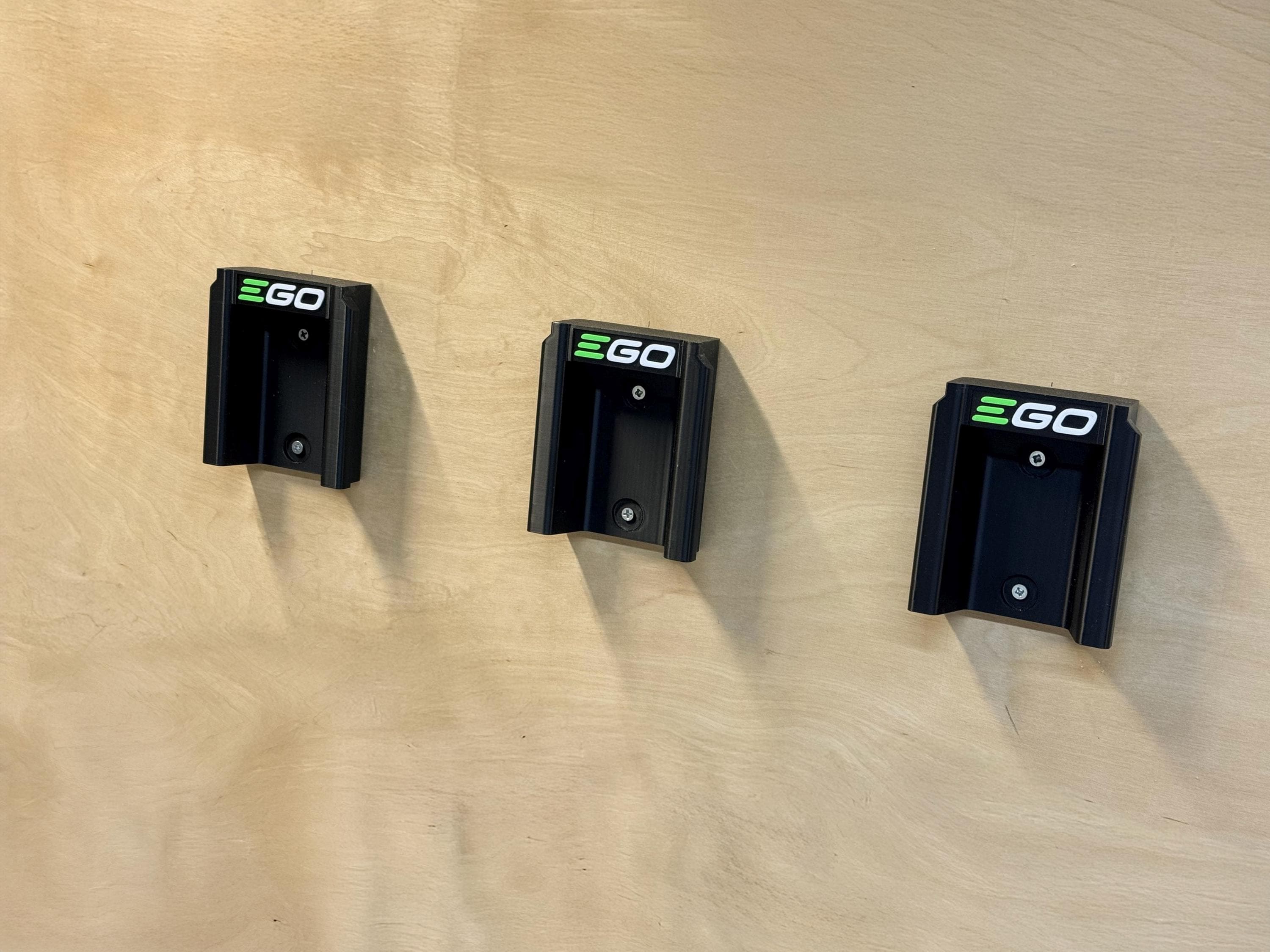 Battery Mounts for EGO 56V Packs - Secure Flat Wall Mount Storage