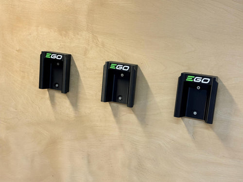 Battery Mounts for EGO 56V Packs - Secure Flat Wall Mount Storage