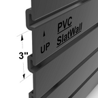Universal Pole Tool Mount for Slatwall | String Trimmer, Edger, Pole Saw | Shafts to 1-1/2"