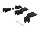 Improved Brick Train Knuckle Coupler - Pair - (Lego Compatible)