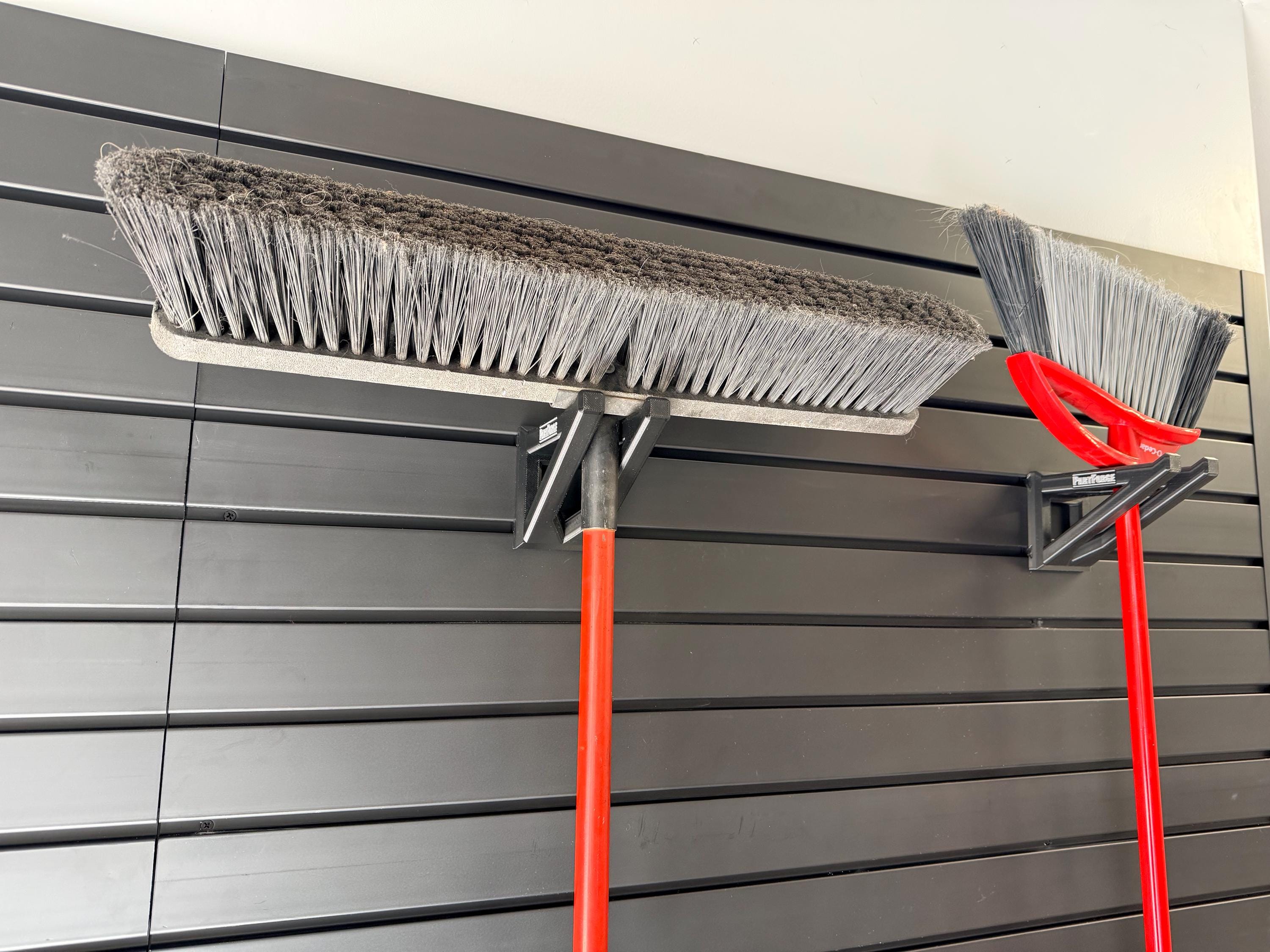 Slat Wall Universal Mounting Bracket for Pole Tools (String Trimmer, Edger, Multi-head, and more..)