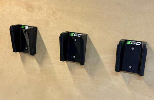Battery Mounts for EGO 56V Packs - Secure Ergonomic Angled Wall Mount Storage
