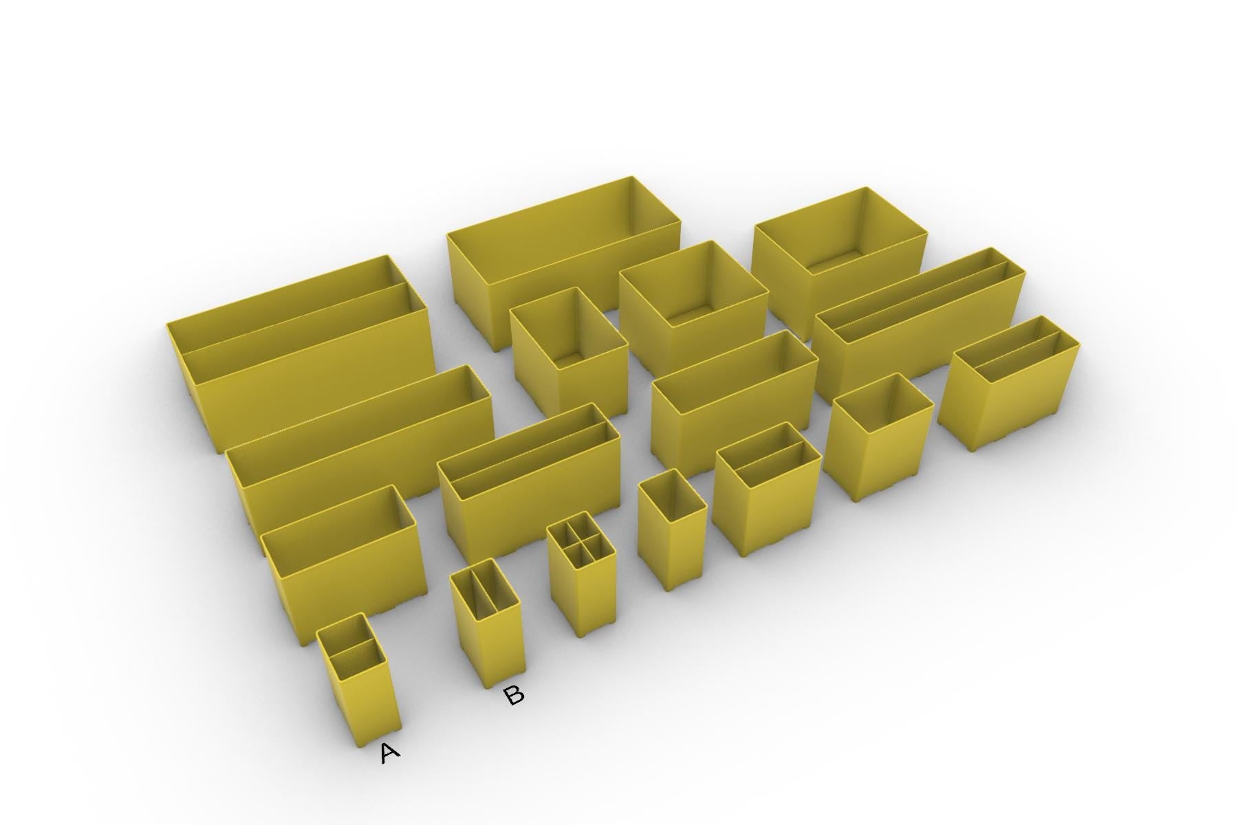 Custom Organizer Bins for Storehouse 8-Bin Large Portable Parts Storage Case (Harbor Freight)