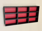 Premium 1:64 Scale Toy Car Rectangle Display System with Custom 3D Backdrop!
