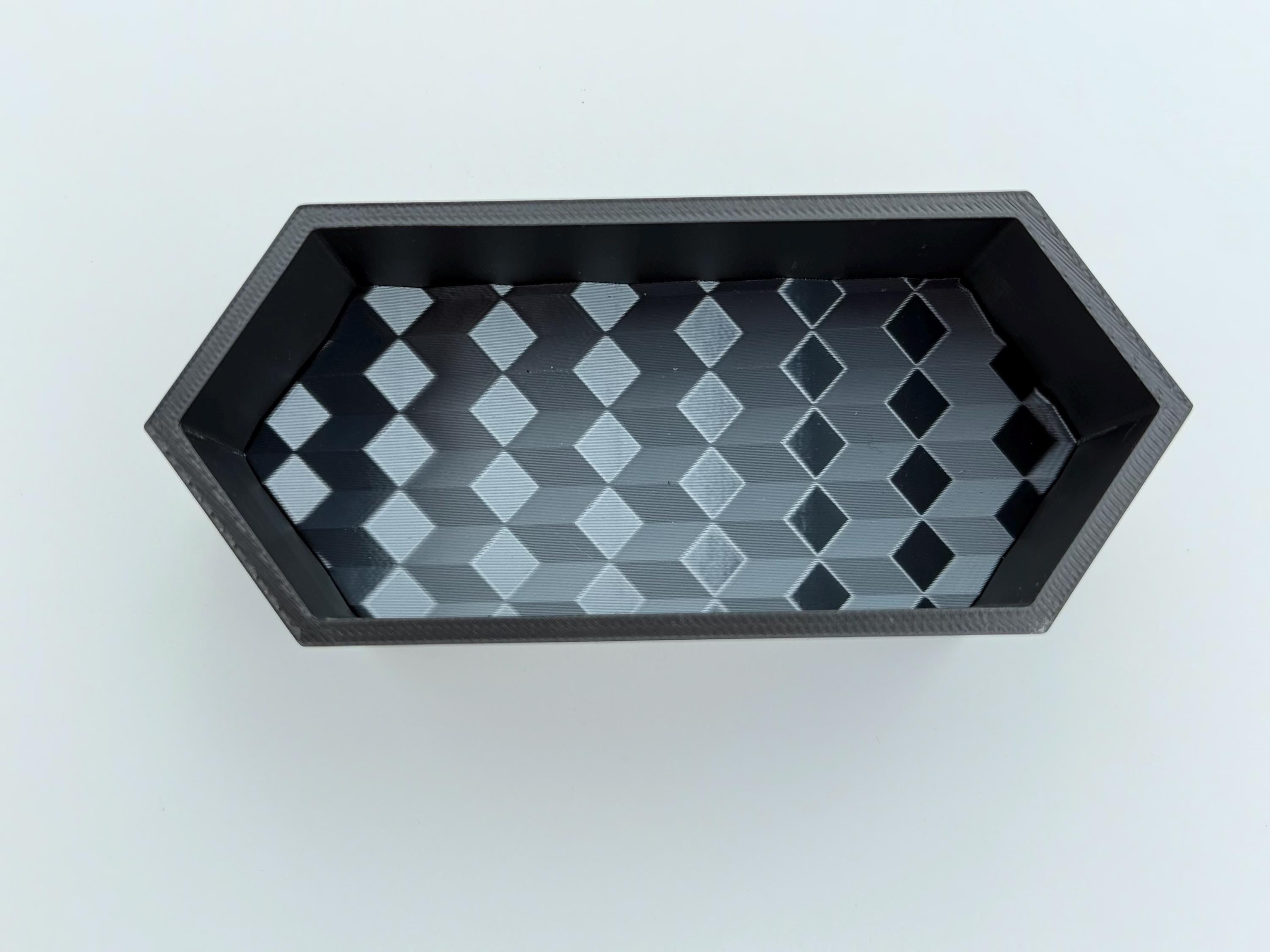 Premium 1:64 Scale Toy Car Hexagon Display System with Custom 3D Backdrop!