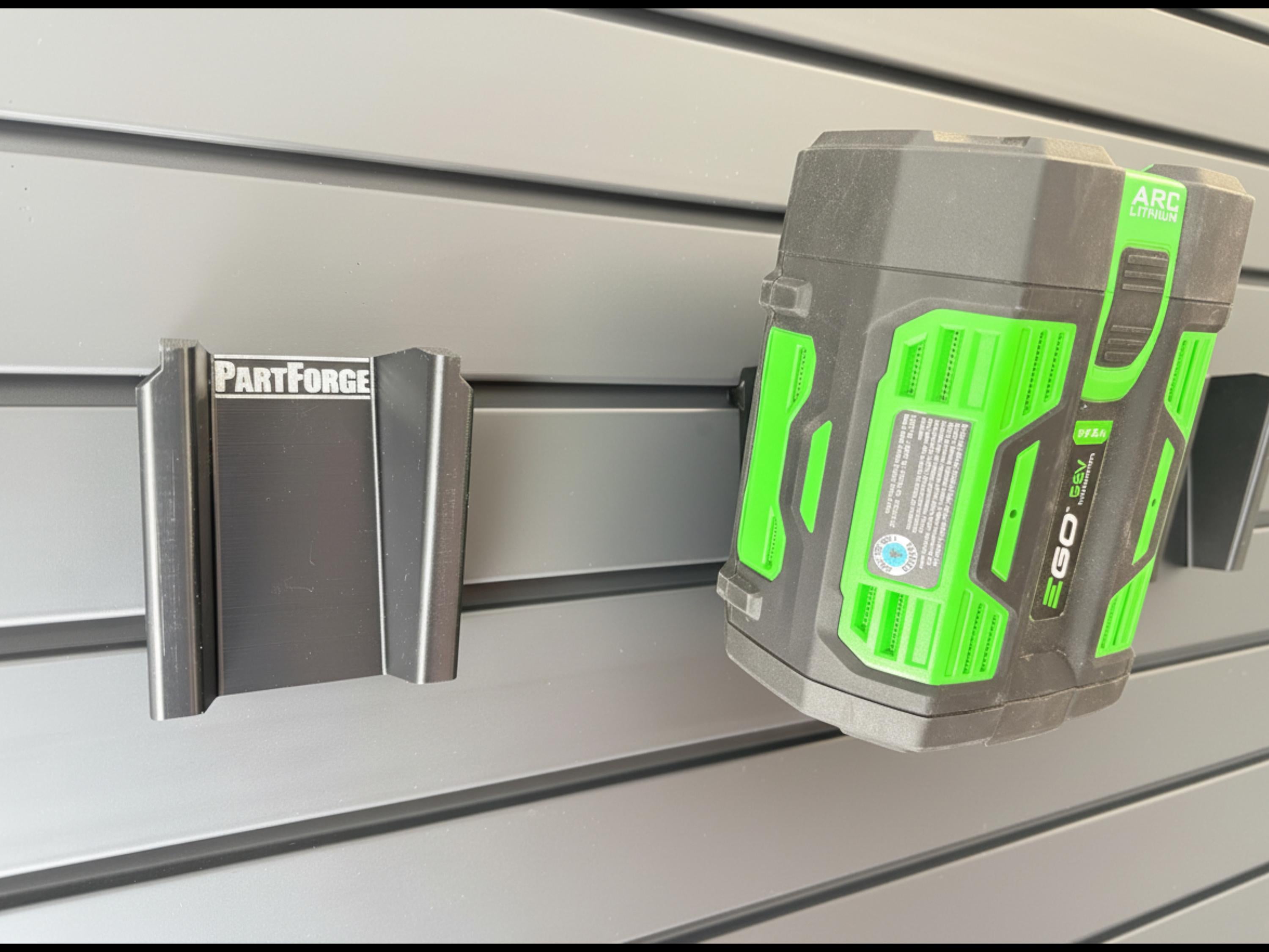 Battery Mounts for EGO 56V Packs - Secure Storage for Gladiator GearTrack and GearWall systems
