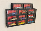 Deluxe Enclosed 1:64 Scale Toy Car Display System with Custom 3D Backdrop! -- Dust Proof Collectors Edition --