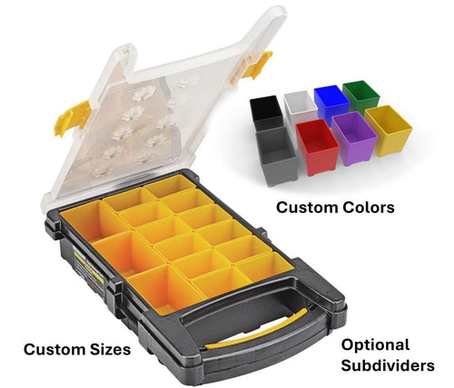 Custom Organizer Bins for Storehouse 15-Bin Small Portable Parts Storage Case (Harbor Freight)