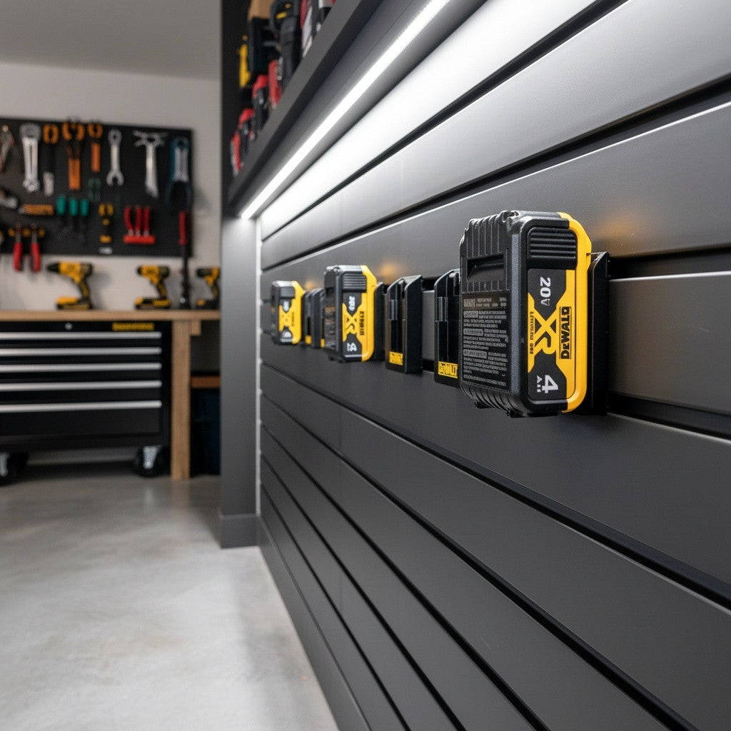 DeWalt 20V/60V Battery Mount for Slatwall Systems