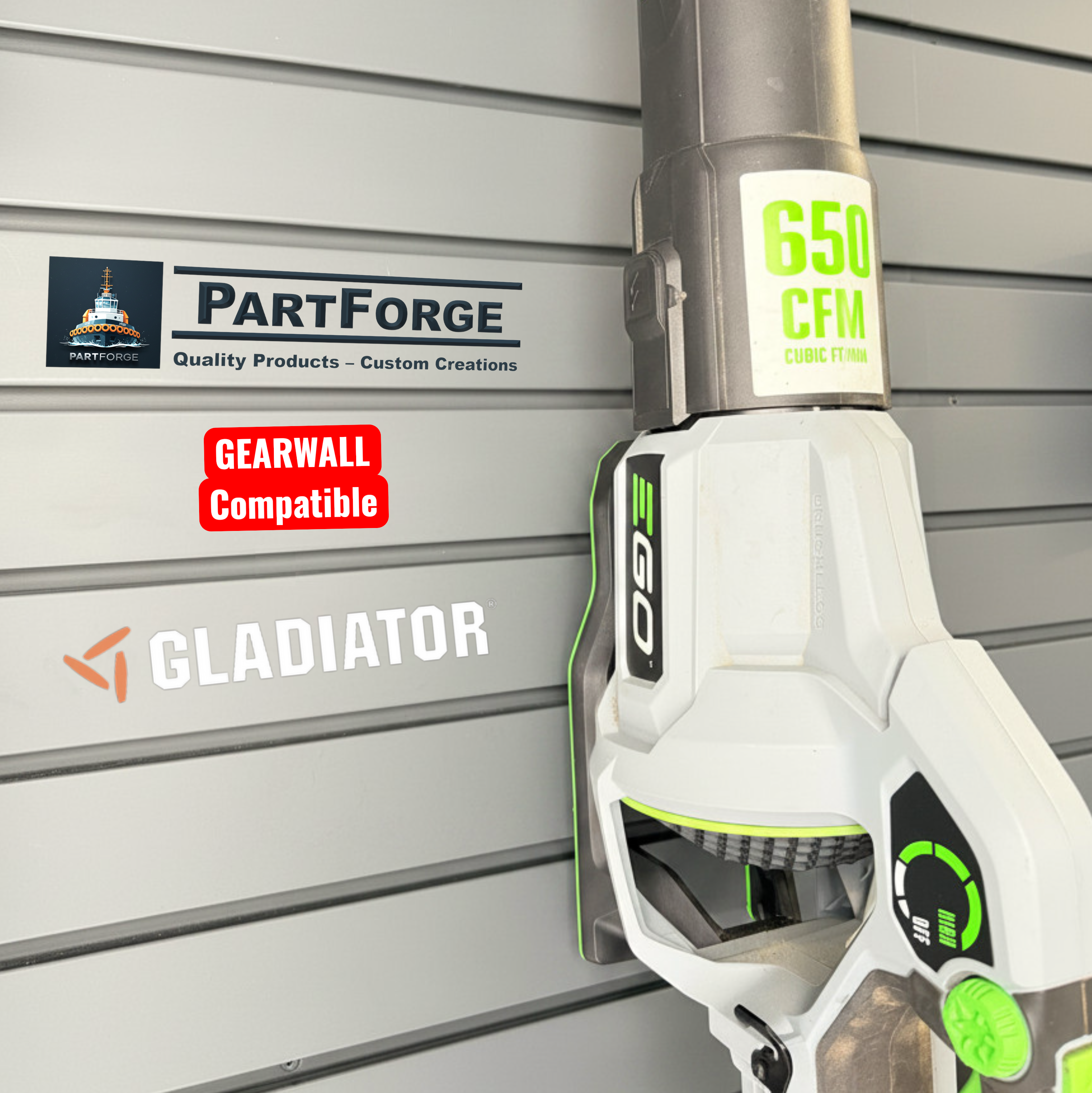 Mounting Bracket for EGO Blowers - Gladiator GearWall & GearTrack Compatible