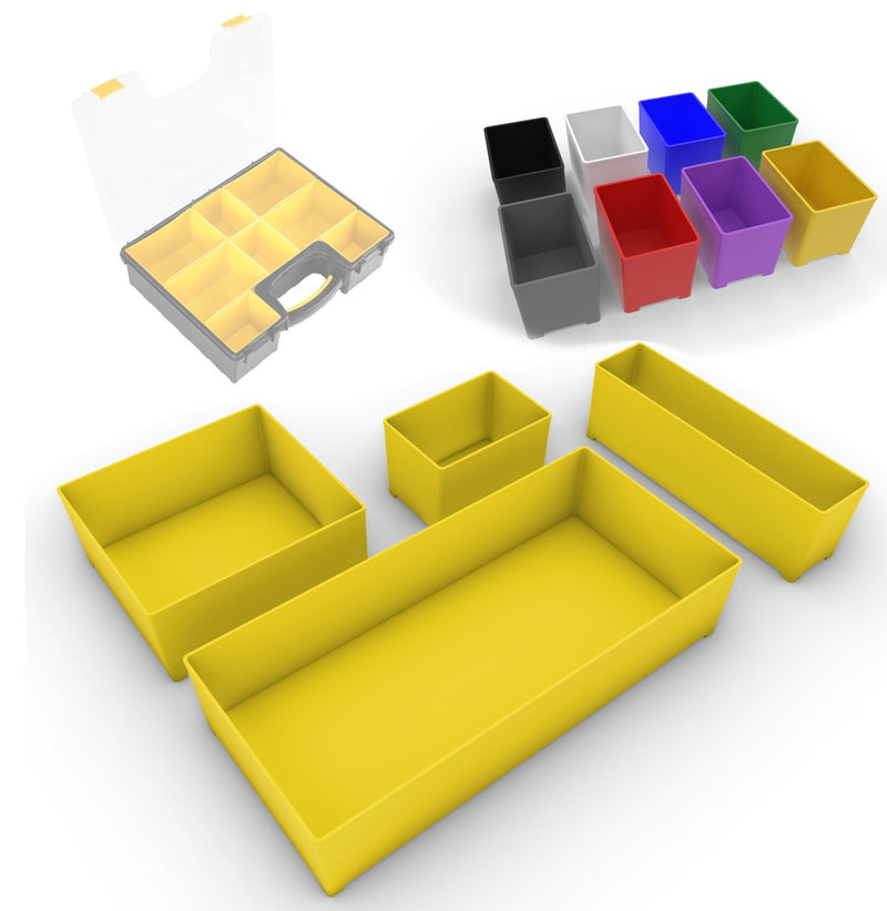 Custom Organizer Bins for Storehouse 8-Bin Large Portable Parts Storage Case (Harbor Freight)