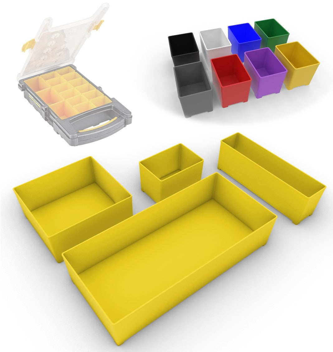 Custom Organizer Bins for Storehouse 15-Bin Small Portable Parts Storage Case (Harbor Freight)