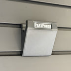 mount installed on 3 inch PVC slatwall
