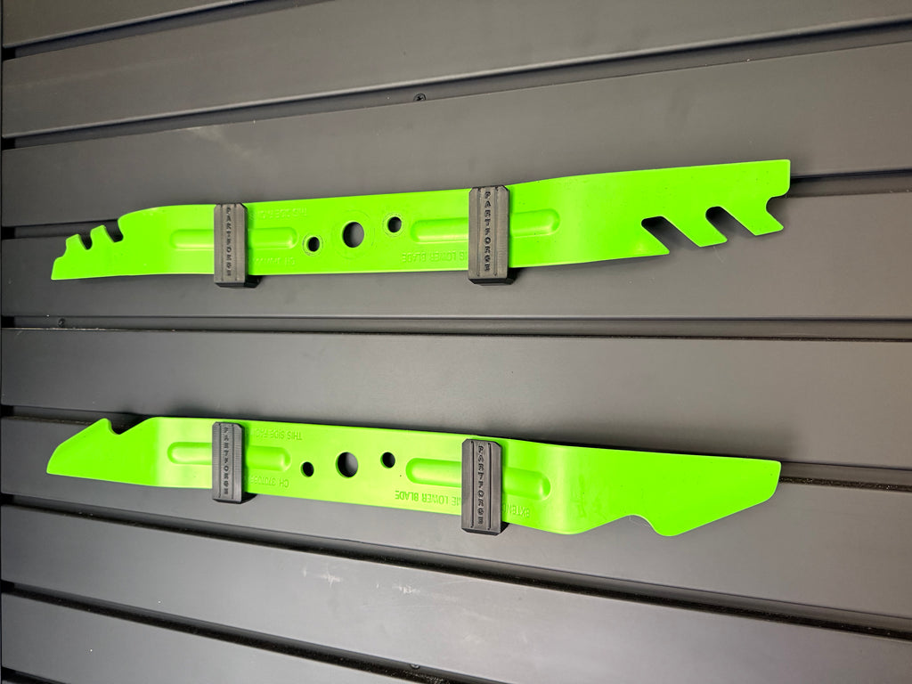 EGO Mower Blade Hooks for Slatwall Systems | Set of 2 | Stores Blades Flat & Safe