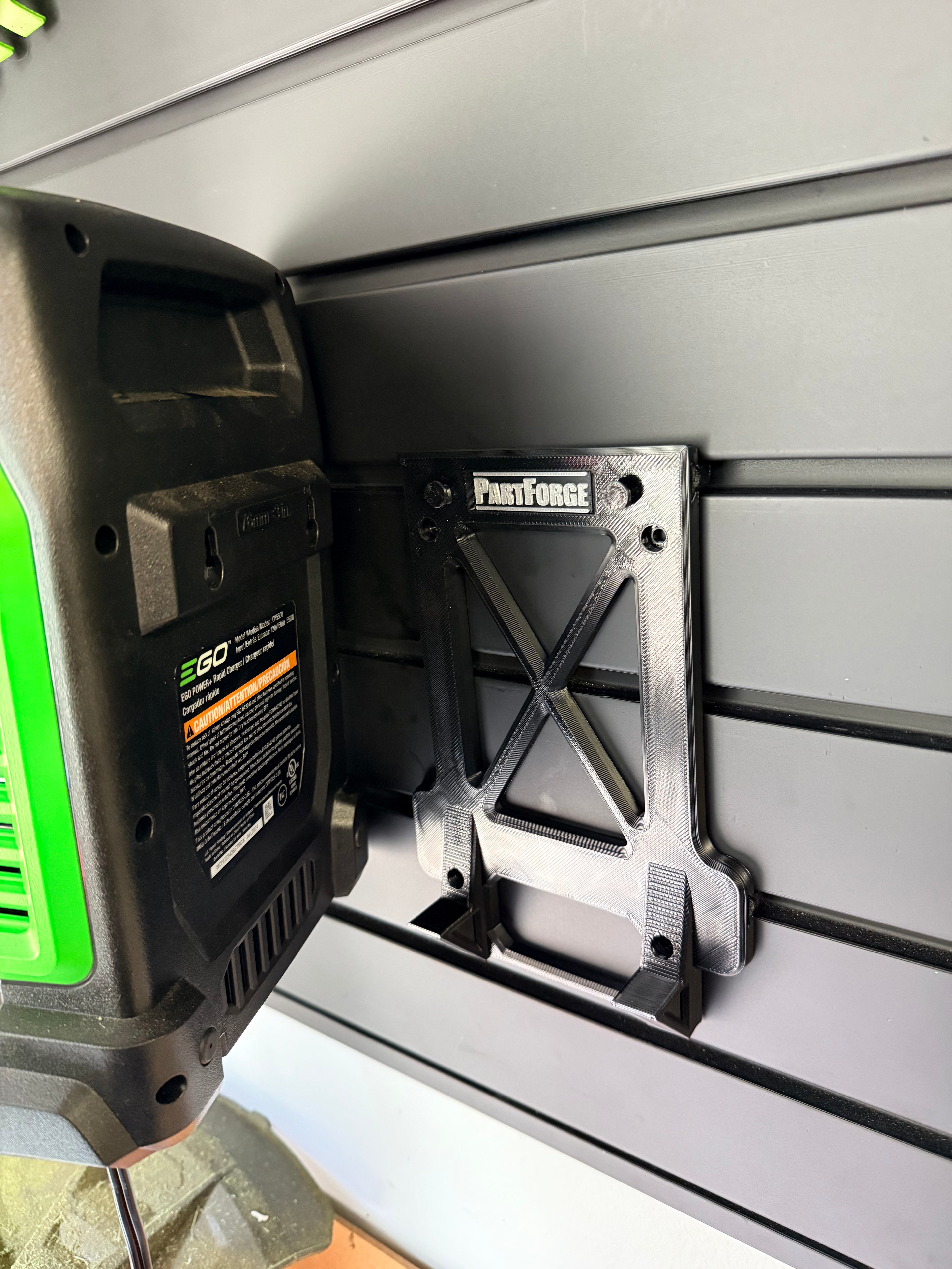EGO CH5500 Rapid Charger Wall Plate | Gladiator GearWall & GearTrack