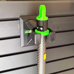 EGO Multi-Head attachment hook mounted on PartForge EGO pole tool mount