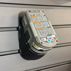 Ryobi 18V ONE+ Battery Angled Mount for Slatwall Systems | Secure Storage