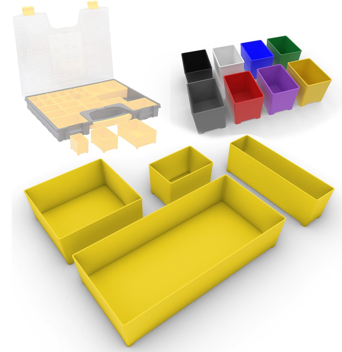 Custom Organizer Bins for Stanley Professional Organizer