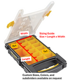 Custom Organizer Bins for Storehouse 15-Bin Small Portable Parts Storage Case (Harbor Freight)