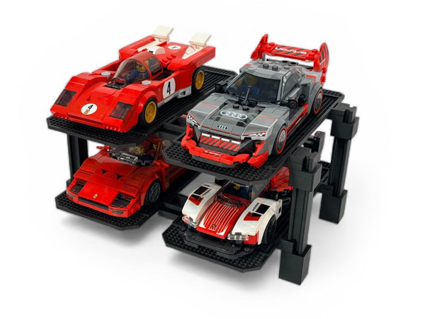 Modular Display Rack for LEGO Speed Champions | 6 & 8 Wide | Expandable