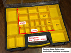 Custom Organizer Bins for Storehouse 8-Bin Large Portable Parts Storage Case (Harbor Freight)