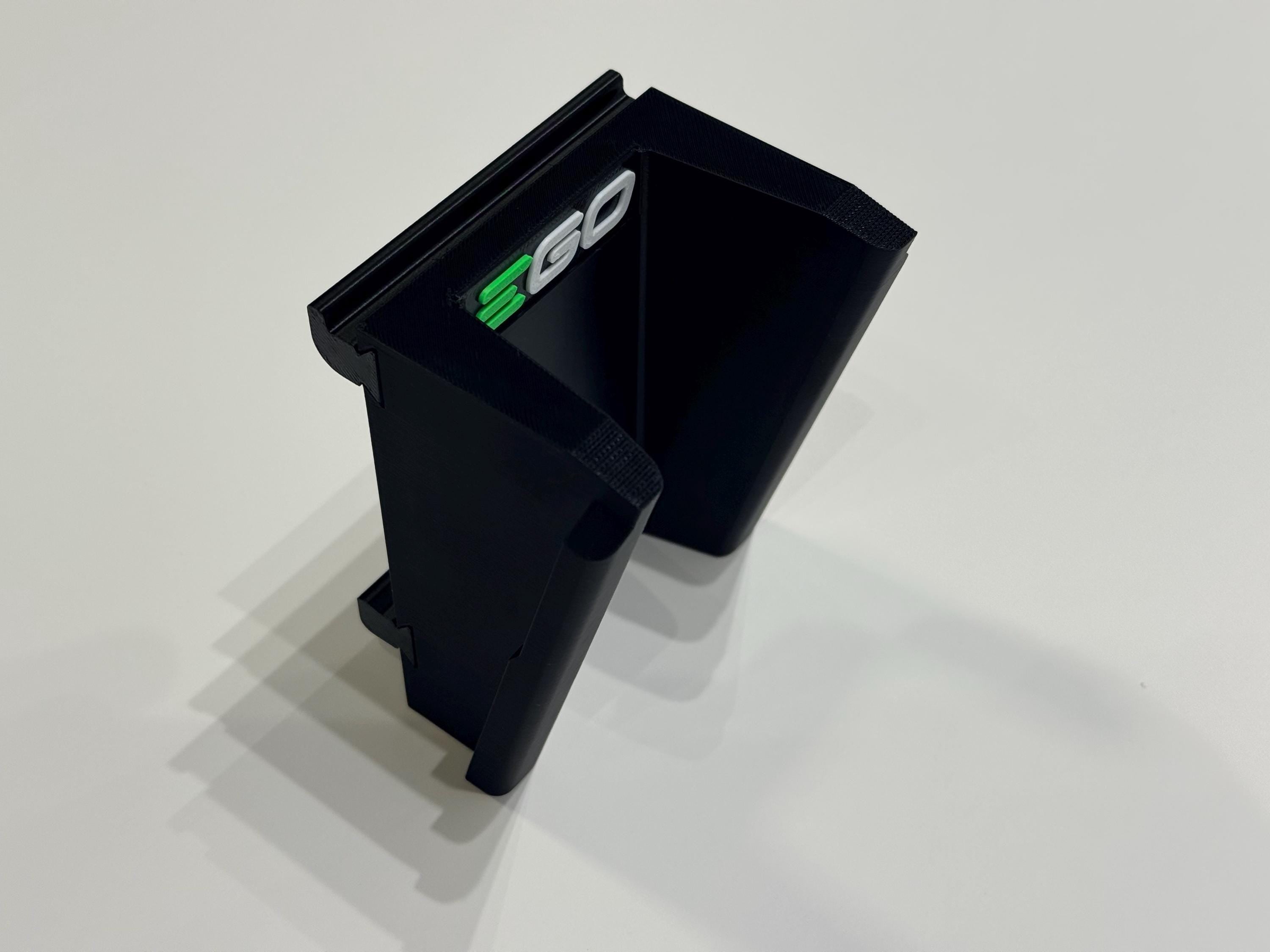 Battery Mounts for EGO 56V Packs - Secure Storage for Slat Wall systems