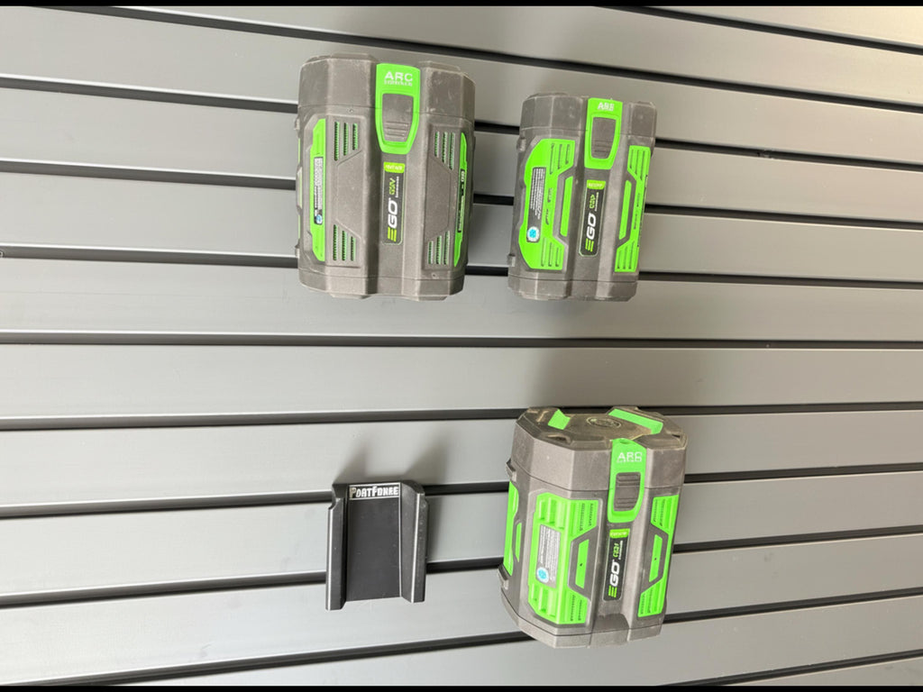 Battery Mounts for EGO 56V Packs - Secure Storage for Gladiator GearTrack and GearWall systems