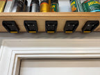 Pro-Grade Battery Mounts for DeWalt 20V/60V - Secure Wall & Under-Shelf Storage