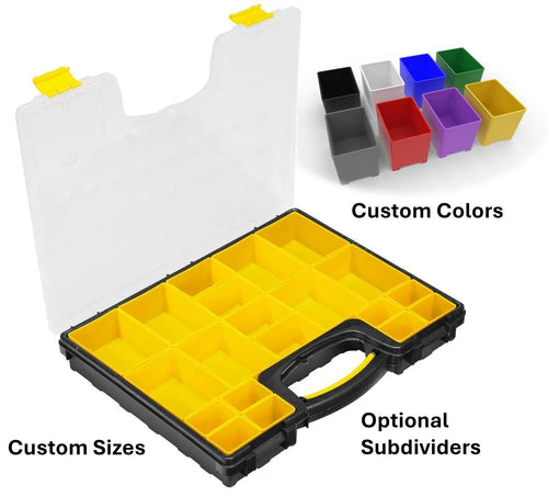 Custom Organizer Bins for Storehouse 20-Bin Medium Portable Parts Storage Case (Harbor Freight)