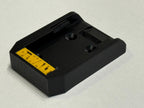Pro-Grade Battery Mounts for DeWalt 20V/60V - Secure Wall & Under-Shelf Storage