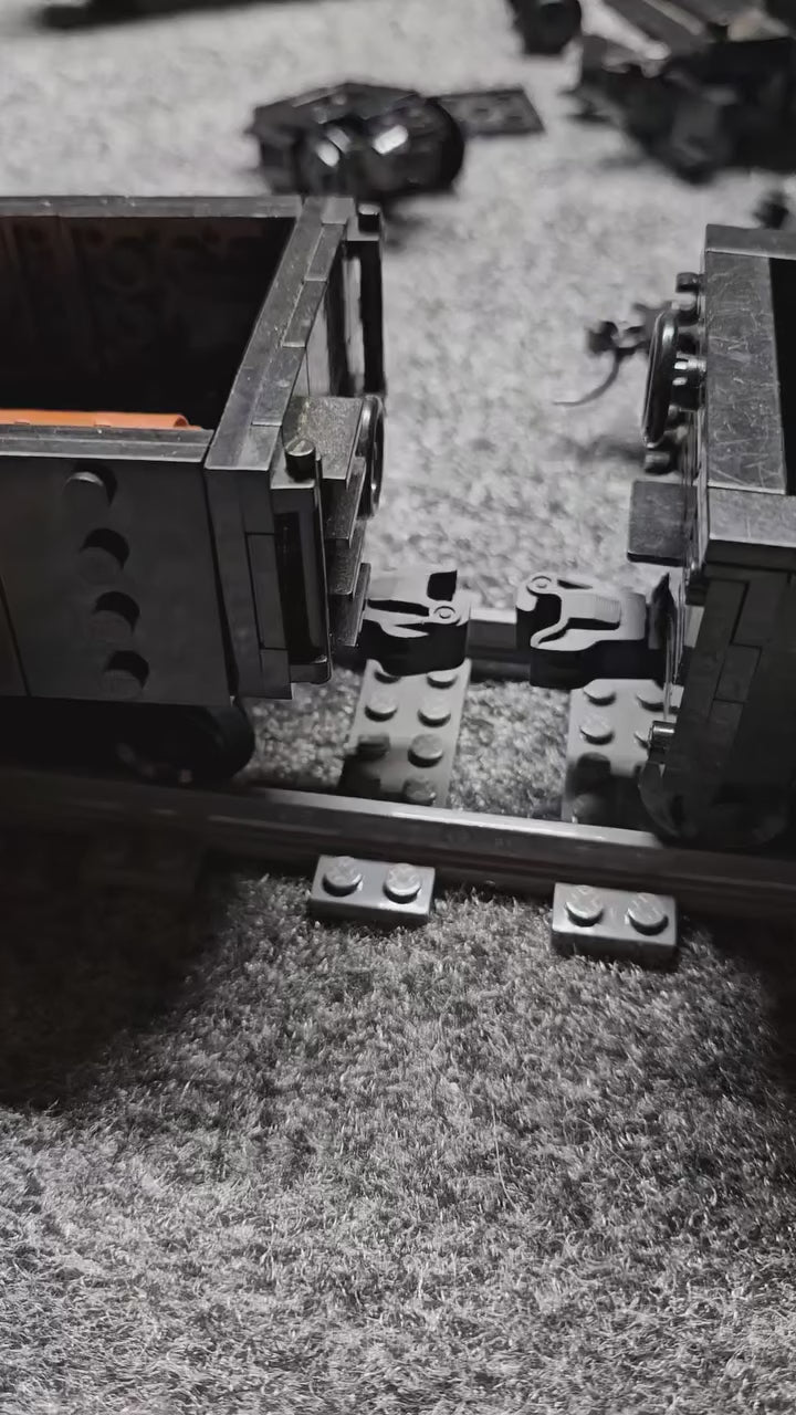 Improved Brick Train Knuckle Coupler - Pair - (Lego Compatible)
